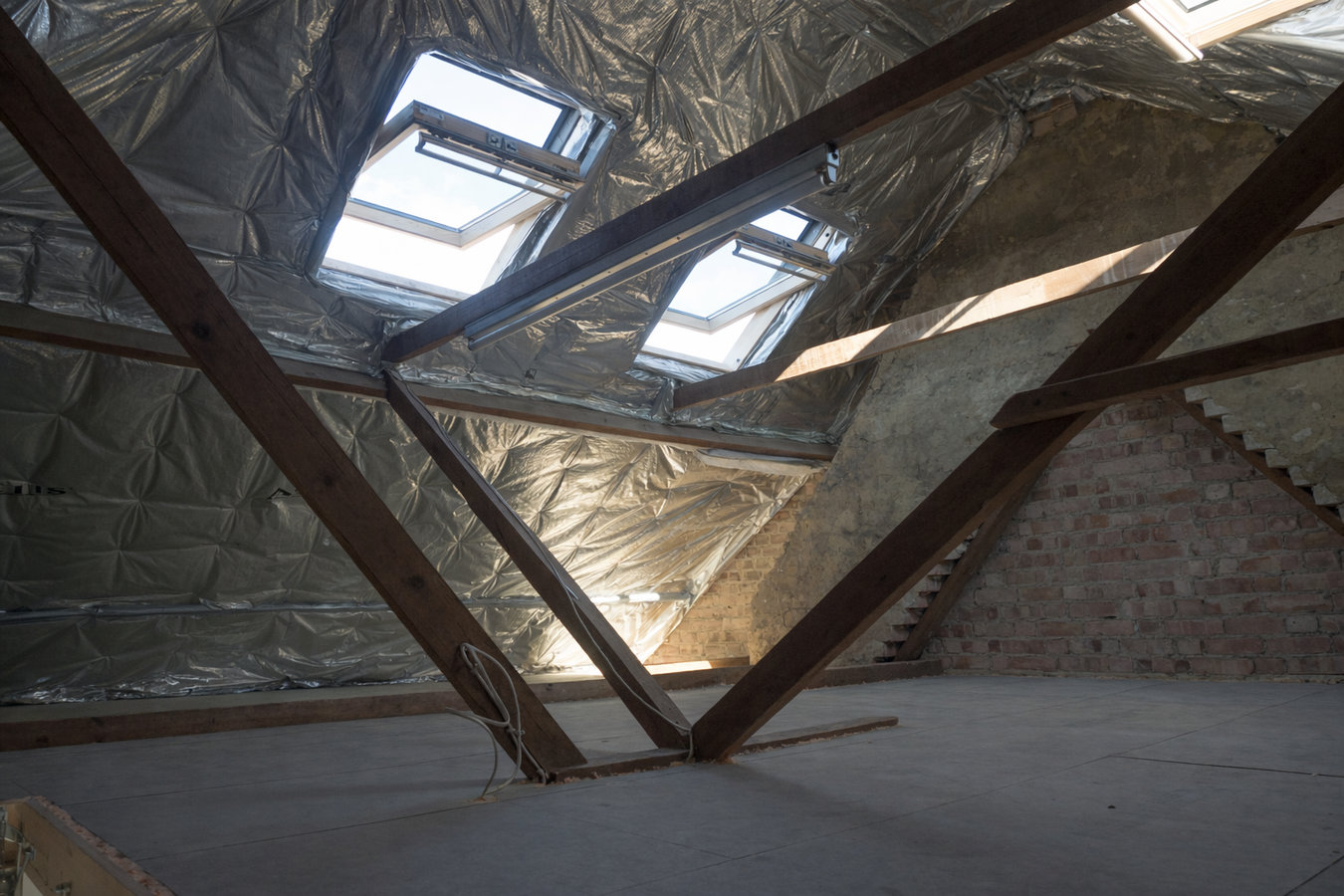 Attic insulation