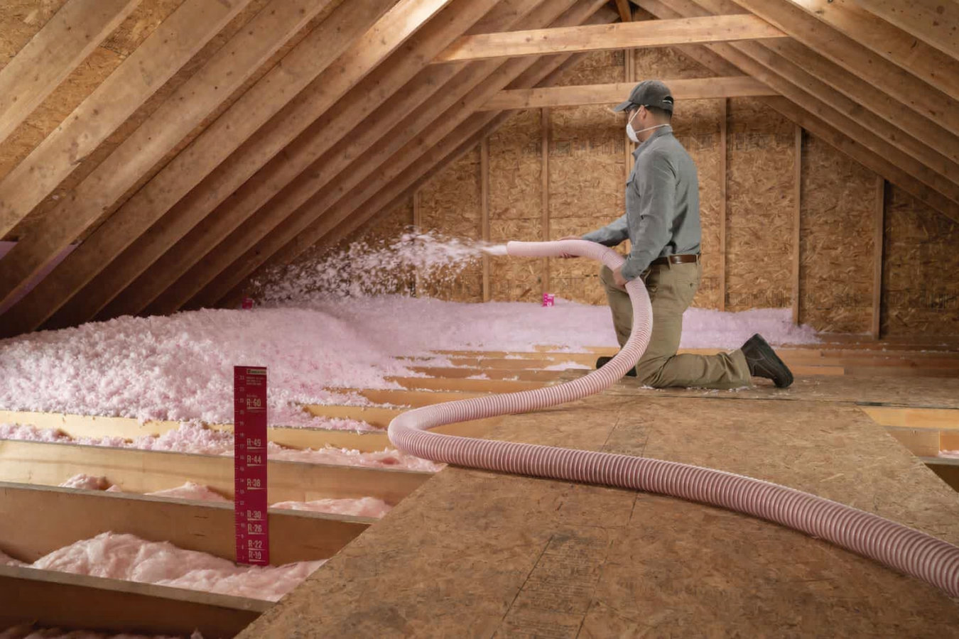 Blown-in insulation in Salinas, CA